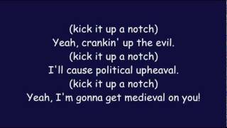 Video thumbnail of "Phineas And Ferb - Kick It Up A Notch feat. Slash Lyrics (HD + HQ)"