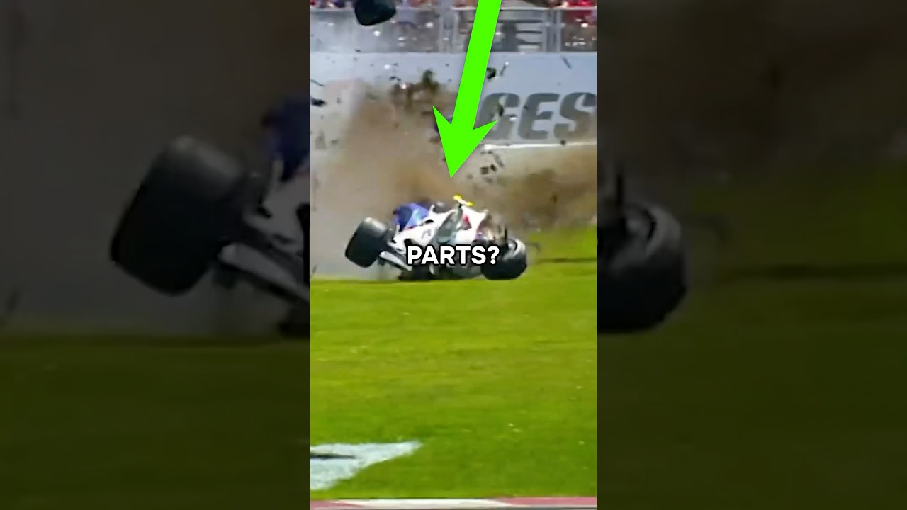 What happens to broken F1 parts #formula1 #f1