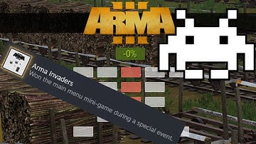 Arma 3 UNLOCK NEW ACHIEVEMENT!! [Space Invaders] Steam Sale mini game