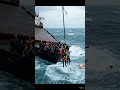 “The ship is sinking!”, “Move faster!”, “Help us!”.