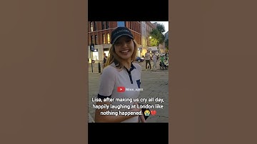 Lisa please stop laughing at us 😭💔 #lisa #fypviralシ #ytshorts #blackpink #blink @wearelloud
