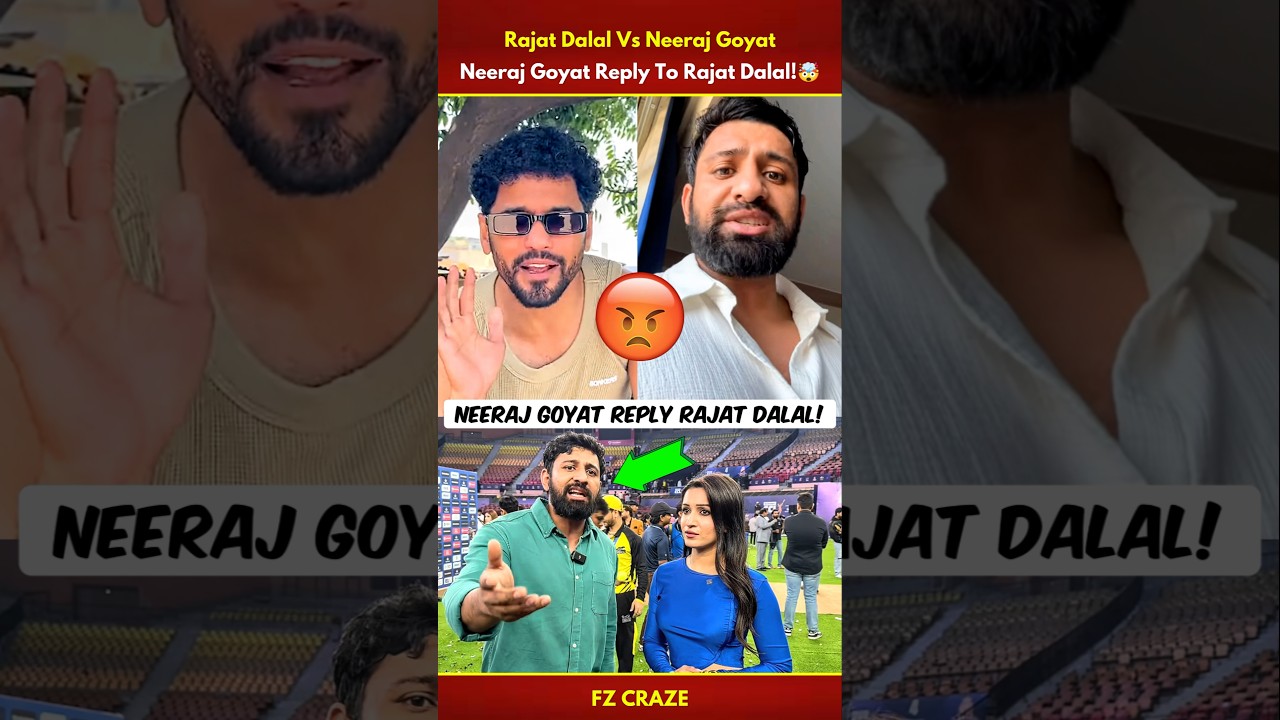 Neeraj goyat ANGRY Reply To Rajat Dalal🤯| Rajat Dalal Vs Neeraj Goyat 