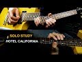 How to play Hotel California guitar solo - Eagles