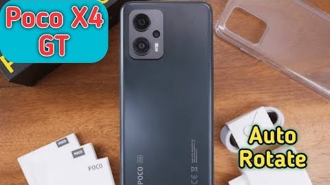 How to enable auto Rotate in Poco X4 GT,Auto Rotate Screen Enable in Poco X4 GT
