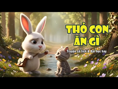 Truyện: Thỏ con ăn gì?