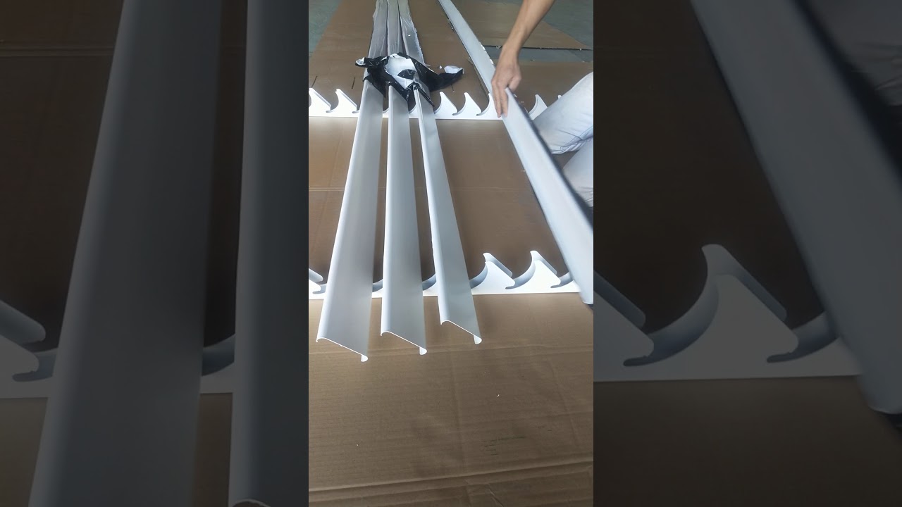 How to Install Aluminum Sun louver ? YouTube