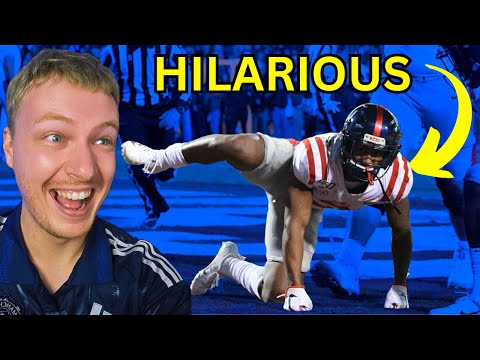 British Guy Reacts To EMBARRASSING College Football Moments