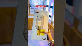 Lx wall light black finish #unboxing #walllights #bedroom #livingroom #dinning #review #shorts #2025