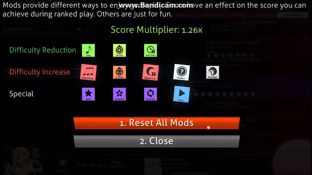 Osu! {IMPOSSIBLE Map} Knife Party Centipede YouTube