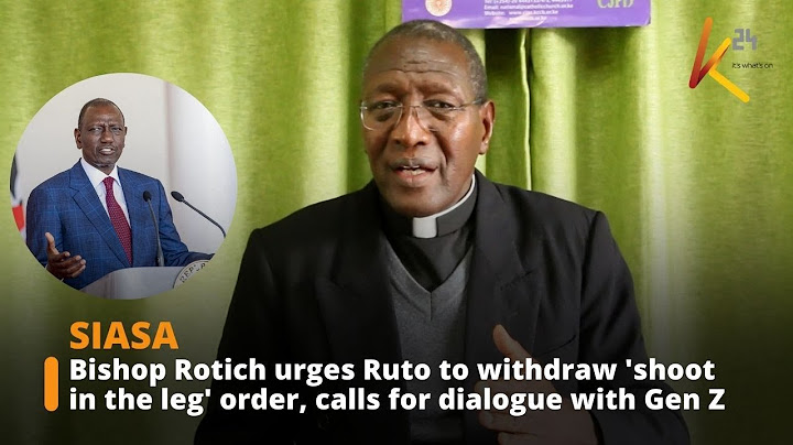 Bishop Alfred Rotich urges President Ruto to reconsider police orders amid Gen Z protests