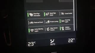Demonstration of Volvo XC40 driving with faulty Active Bending Headlights