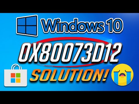 How to Fix Microsoft Store Error 0x80073D12 in Windows 10 - [2026]