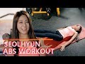 [ENG SUB] Kpop girl group AOA member SEOLHYUN abs workout cuts !!