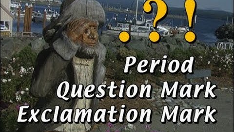 LESSON 1: Period, Question Mark, Exclamation Mark | Video from Marie | Basic Cozy Punctuation Course