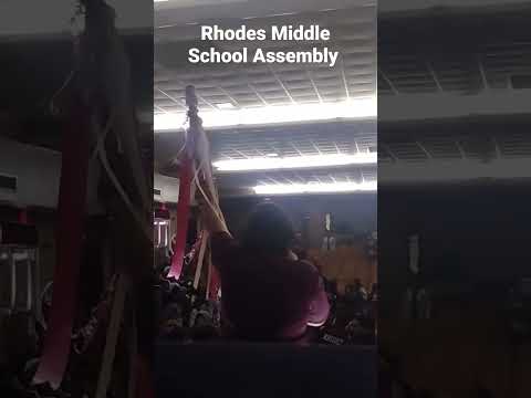 Rhodes Assembly (Before The Rhodes Middle School Game V.S Harris)