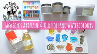 Exploring Old Holland Watercolours: A New Palette, Fun Swatch, Comparisons & A Jackson's Art Haul