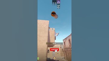 Insane heaven smoke from T spawn Anubis  #cs2 #shorts