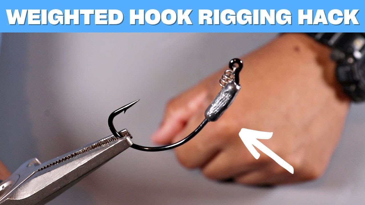 How to Rig Belly Weighted Worm Hooks with Spring Lock