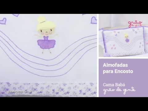 Kit Cama Babá Bailarina Lilás | Ref: 62829