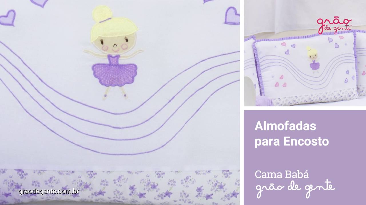 Kit Cama Babá Bailarina Lilás | Ref: 62829 gravidez medicina