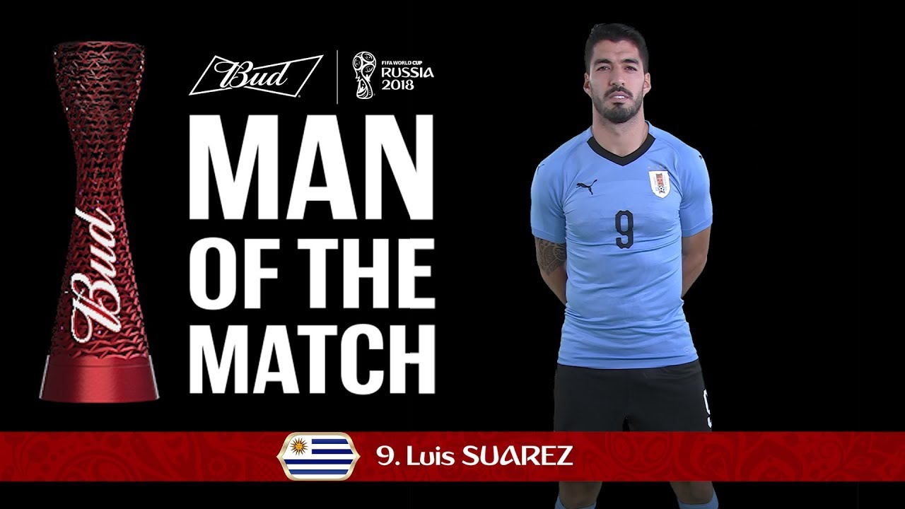 Luis SUAREZ (Uruguay) - Man of the Match - MATCH 18 official secrets