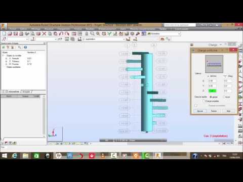 BTP12. Exercices Pratiques sur Robot Structural Analysis. Escalier balancé