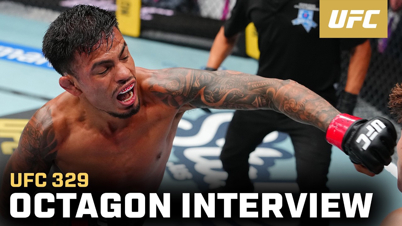Brandon Royval Octagon Interview | UFC 329