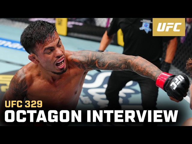 Brandon Royval Octagon Interview | UFC 329