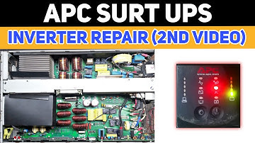 APC 10KVA SURT Inverter fault repairing troubleshooting (English Subtitles)