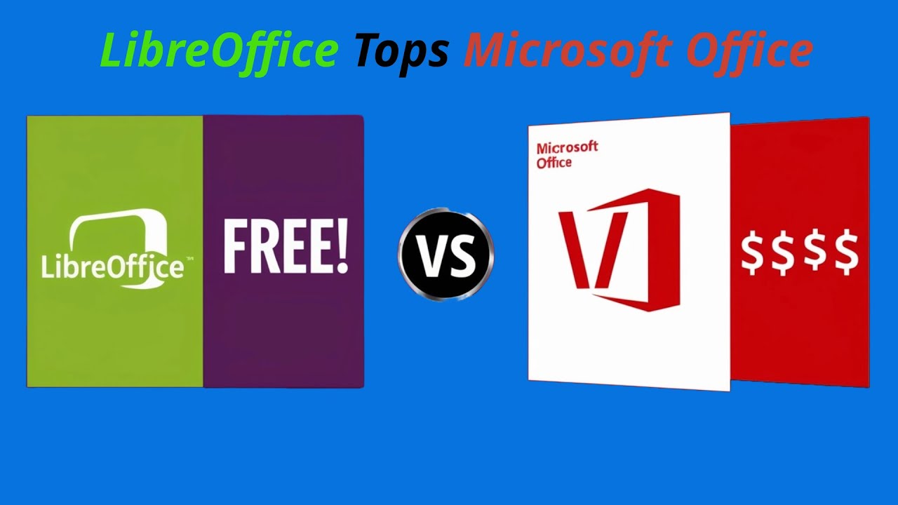 8 Ways LibreOffice Tops Microsoft Office - YouTube