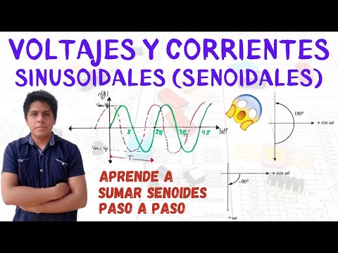 SENOIDES en CORRIENTE ALTERNA [SEÑAL SINUSOIDAL] 💥 Aprende a SUMAR SENOIDES [Desde 0 PASO A PASO]😎