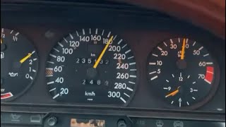 Mercedes Benz W201 190E 3.6 Extreme Acceleration 0-180km/h
