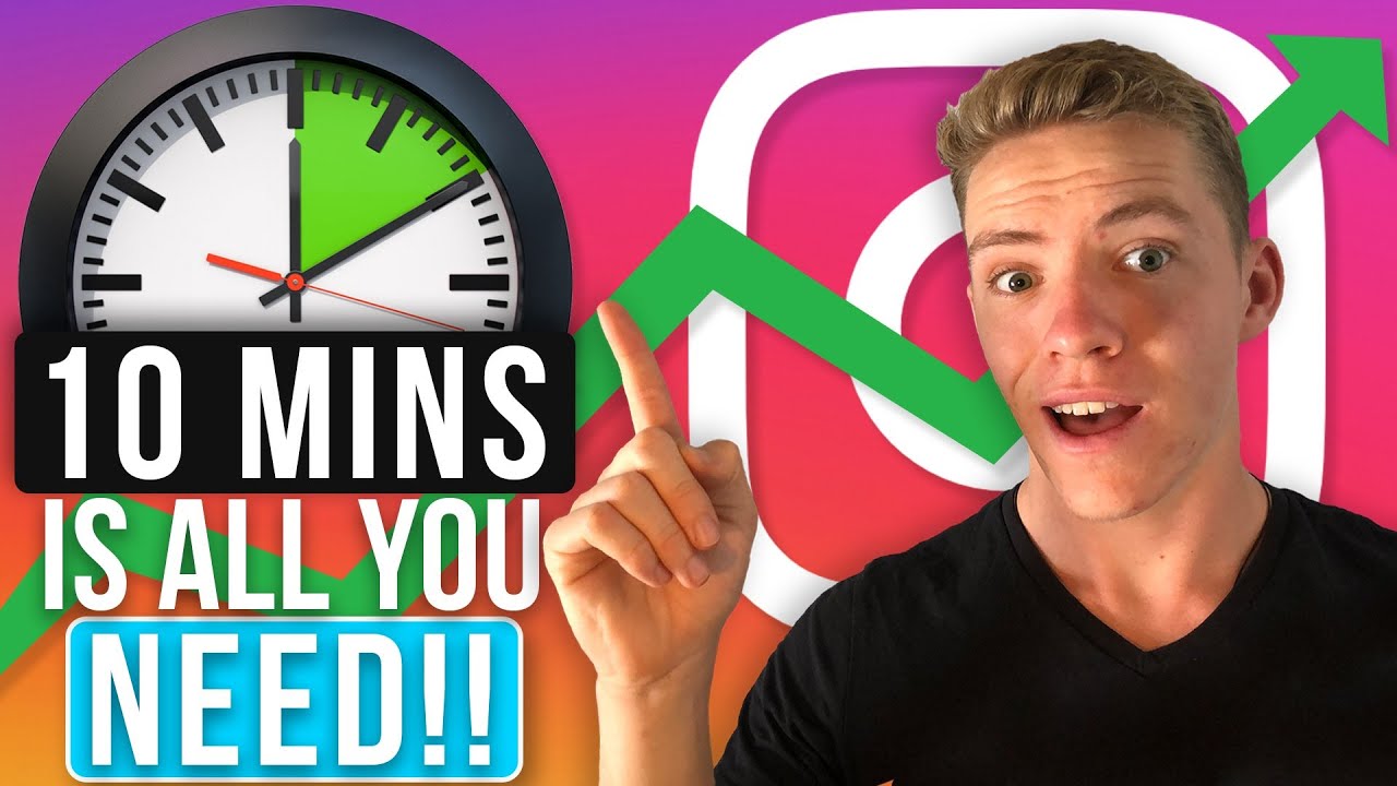 How To Grow Your Instagram With 10 Minutes Per Day - YouTube