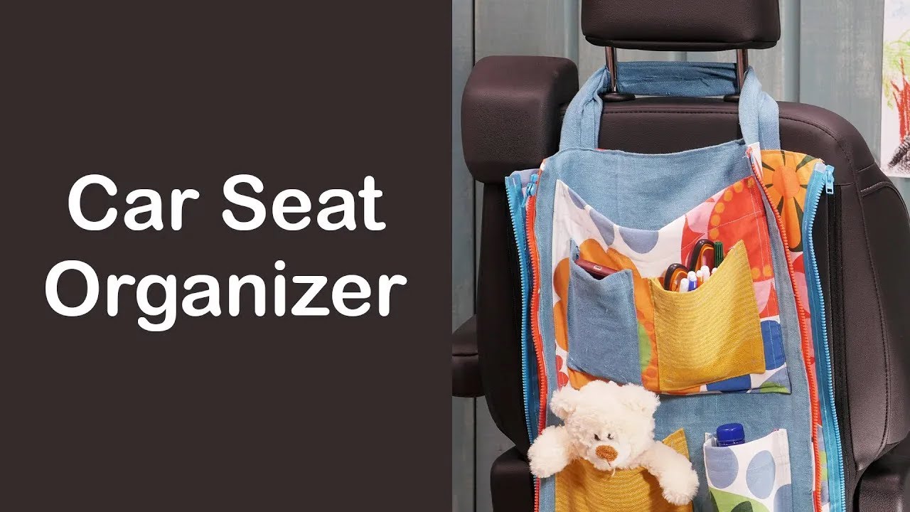 DIY Car Seat Organizer YouTube