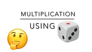 Multiplication using dice 🎲 activity for children/ class 2 maths activity/ learn multiplication