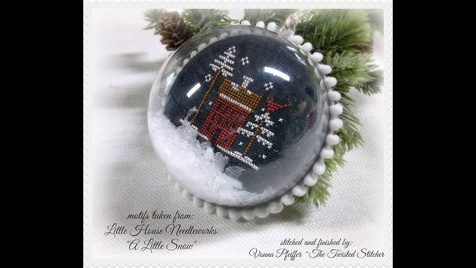 How to make a Cross-Stitch Flat Ornament ⋆