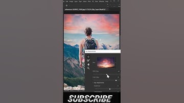 Sky Replacement by one click in Photoshop 2024#photoshop #ai #ytshorts #youtube monitizetion
