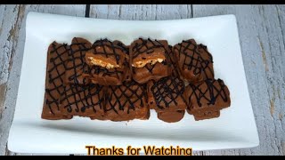 Homemade Snickers Caramel & Nougat Peanuts Chocolate Bars/ Caramel Peanut Bars/ Snickers Recipe