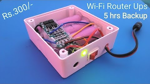 How to Make Router UPS at Home || Router Power Bank