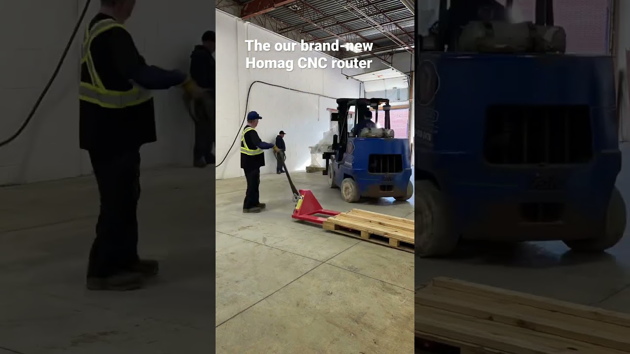 Just Arrived. The brand new N300 Homag CNC router