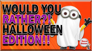 Would You Rather? Halloween Edition! | This or That | Halloween Games for Kids | Fun Fitness