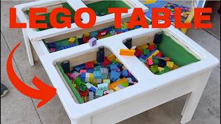 Lego Build Table(How To Make)(Kids Activity Table)