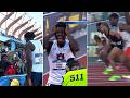 RAW FOOTAGE of Ja'Kobe Tharp's World Record 110m hurdles at NCAA Championships