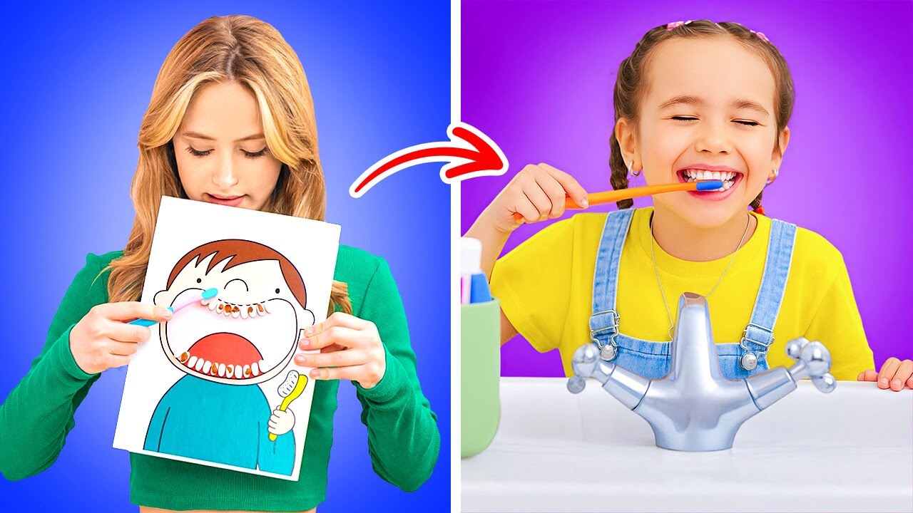 🪥 Mommy! 😍 Teach Me How To Brush My Teeth Properly! 🦷