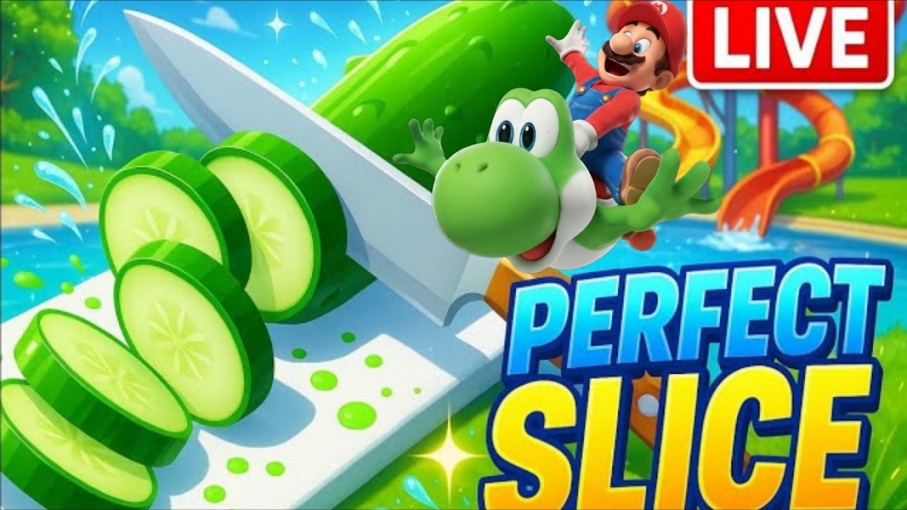 Live stream video 👍perfect slices fruit cutting gameplay 