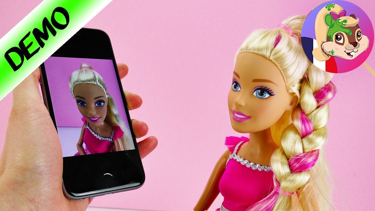 Barbie Xxl Se Fait Coiffer Nouvelle Coiffure Pour Notre Grande Barbie Relooking Joue Avec Moi