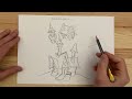 How to sletch a cartoony house