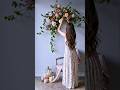 Decorating a room with flowers arranged beautifully on the wall. #shortvideo #aesthetic #aivideo