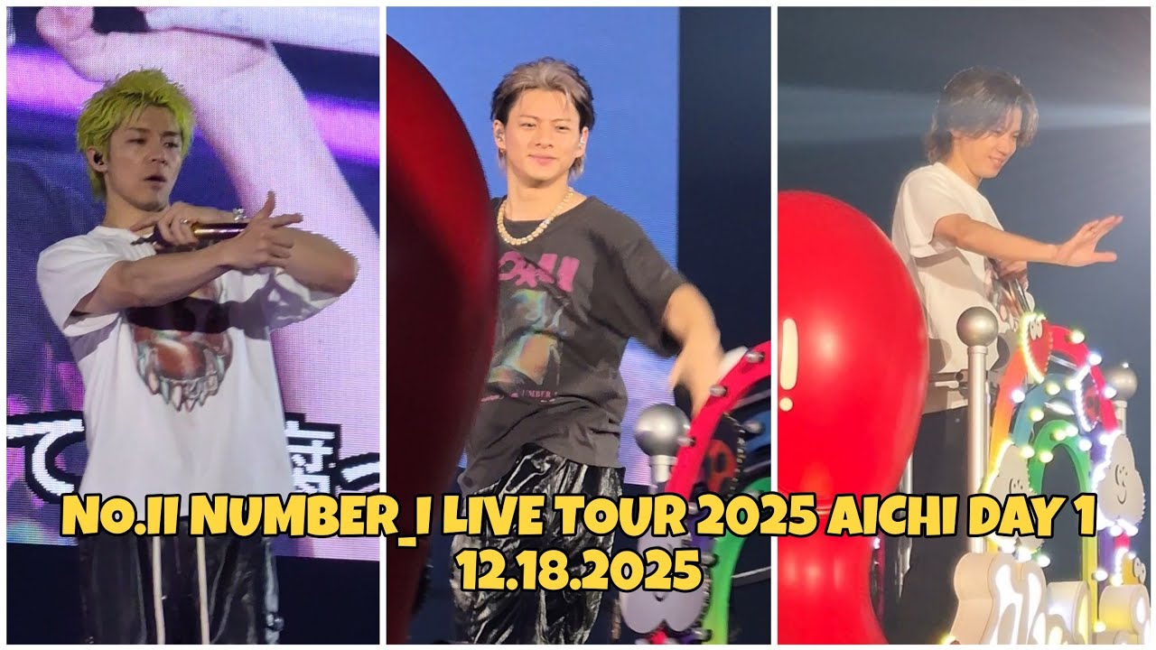 No.II Number_i Live Tour 2025 Aichi Day 1 12.18.2025 (Vlog) #Ni