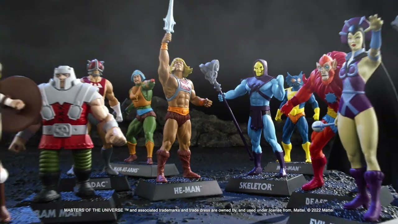 9 Figurines Masters Of The Universe - Altaya